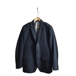 Banana Republic Cotton Italian Fabric Tailored Fit‎ Sargent Military Jacket 44R
